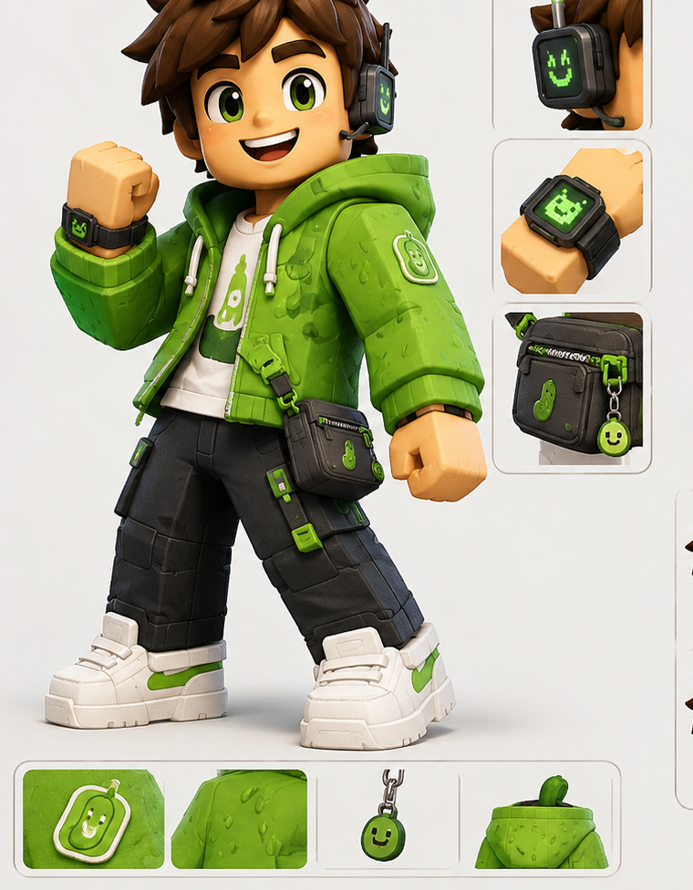 Pickle Systems World main character concept